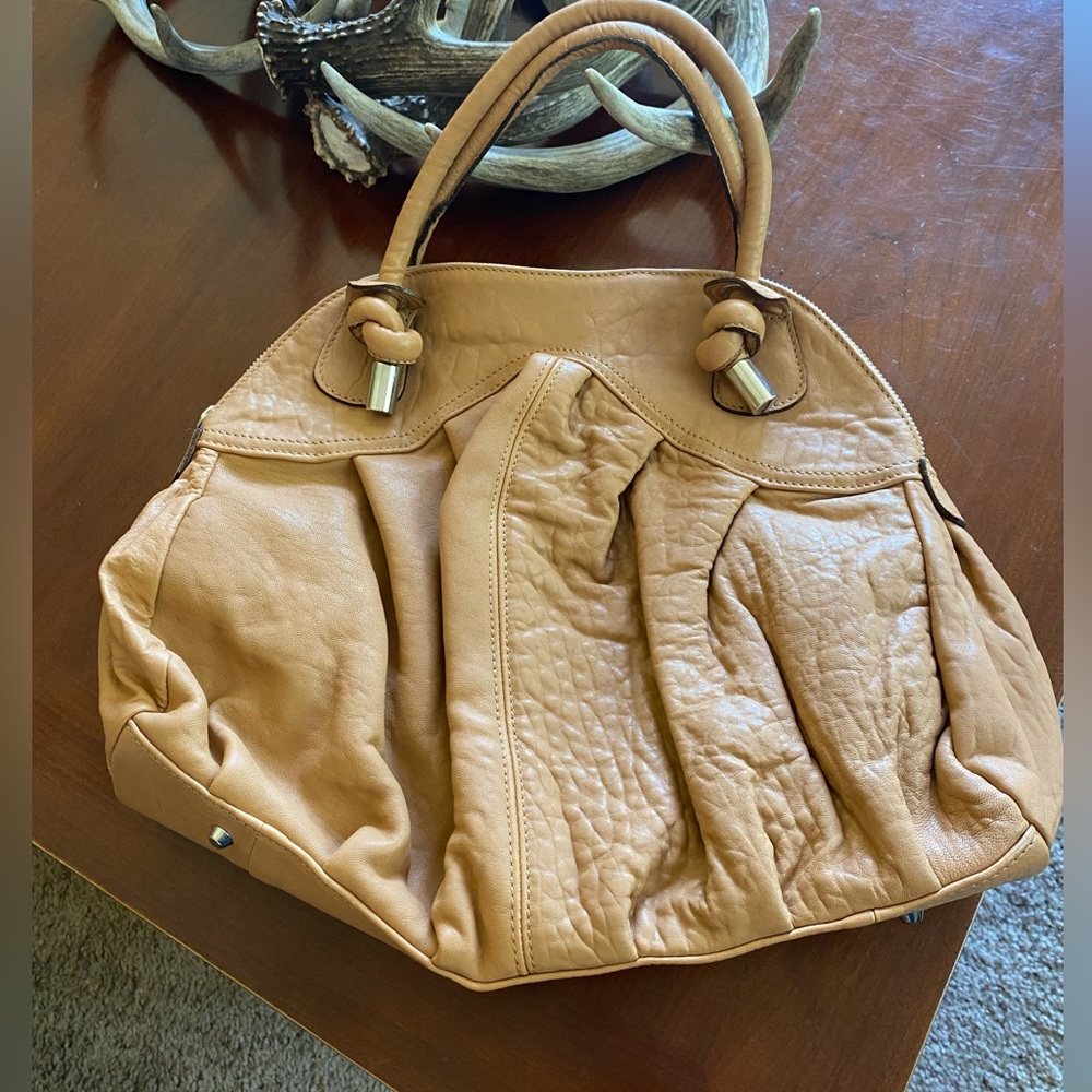 NWOT Sundance Leather Bowler Bag